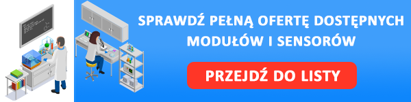 Lista dostępnych modułów i sensorów